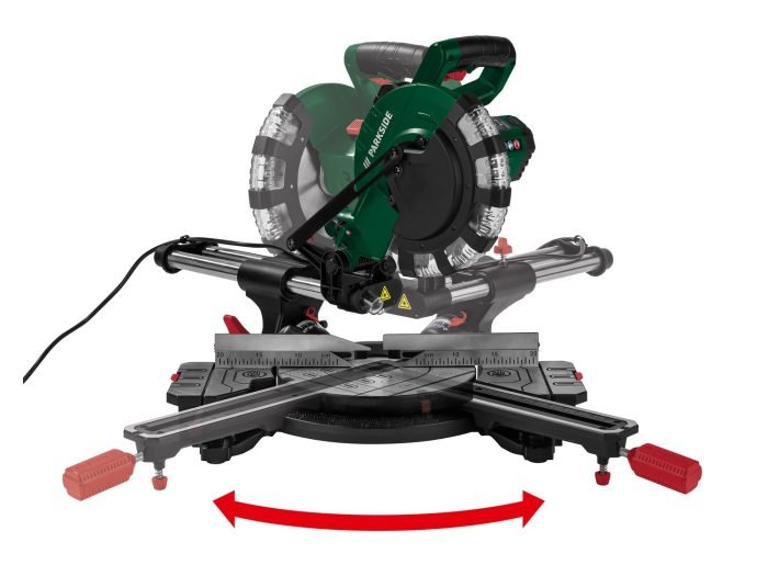 PARKSIDE® PZKS 2000 C3 Radial Mitre Saw, 2000 W - Image 4
